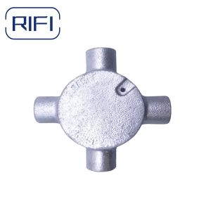 Electrical Conduit Circular Junction Box Malleable Iron 20mm 25mm