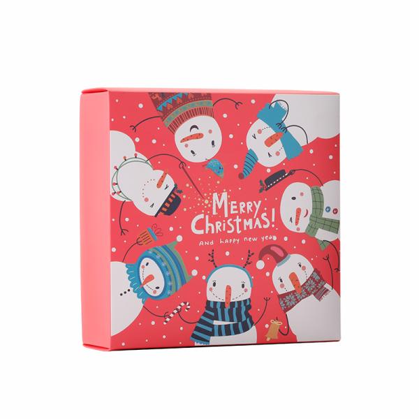 Eco Friendly Red Gift Paper Packaging Boxes