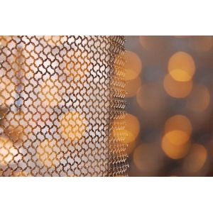 Decorative Ring Mesh Curtain , SS Metal Chain Room Divider Customized Size