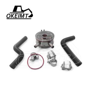 Original and Aftermarket PC130-7 4D95 B3.3 QSB3.3 Engine Parts Oil Cooler Core