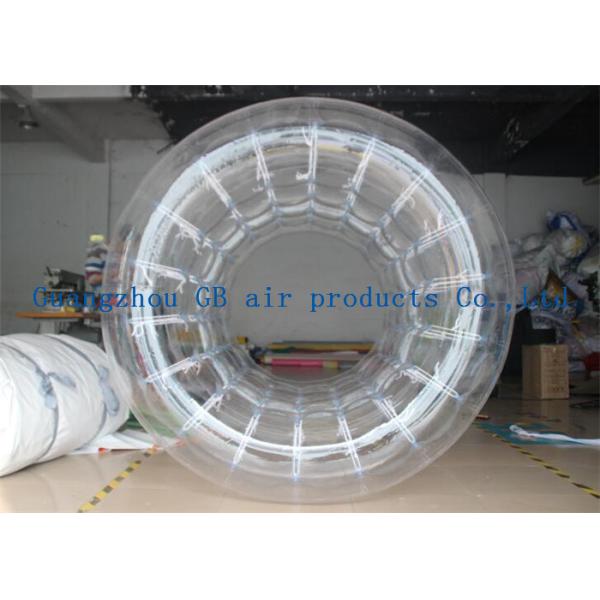 PVC Transparent Inflatable Rolling Ball , Funny Huge Inflatable Walk On Water Ball