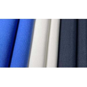 Cheap Ocean recycle polyester microfiber peach skin plain fabric for beach shorts for sale