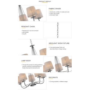 Simple Modern Handing Metal Chandelier for Indoor home lighting Lamp Fixtures