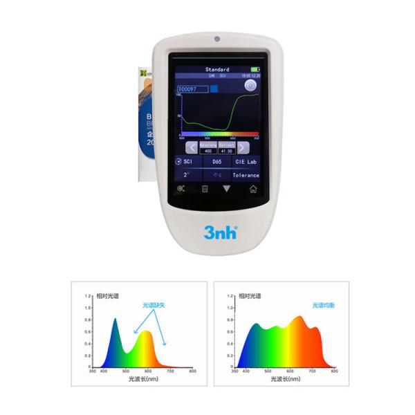 Quality 400nm - 700nm Handheld Spectrophotometer Chromameter With PC Software ST50 3nh wholesale