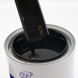 Automotive Body Coating Car Paint 1K Black Solid Color Metallic PU Topcoat For