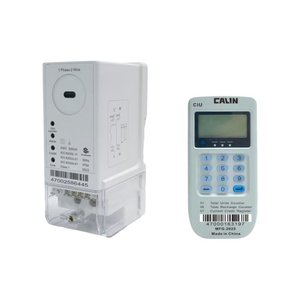 Solar PV Plants Mini Grid Electricity STS Single Phase Din Rail Mounted Kwh