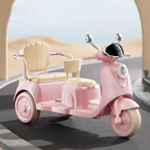 Battery-Operated Multi-Function Player and Bluetooth Two-Seater Scooter for Kids