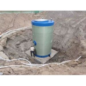 Reliable Customized FRP Prefabricated Submersible Pumping Station For Water