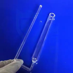 Custom Quartz Glass Tube High Temperature Resistant U Shaped