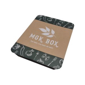 Custom Kraft Paper Boxes Sleeve Take Away Food Container Packaging Sleeve