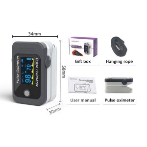 CE0123 SpO2 4G Digital Fingertip Pulse Oximeter With LED Display