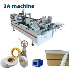 CQT-DSA2 Automatic Wood Double-sided Adhesive Pasting Machine for Duplexing Box