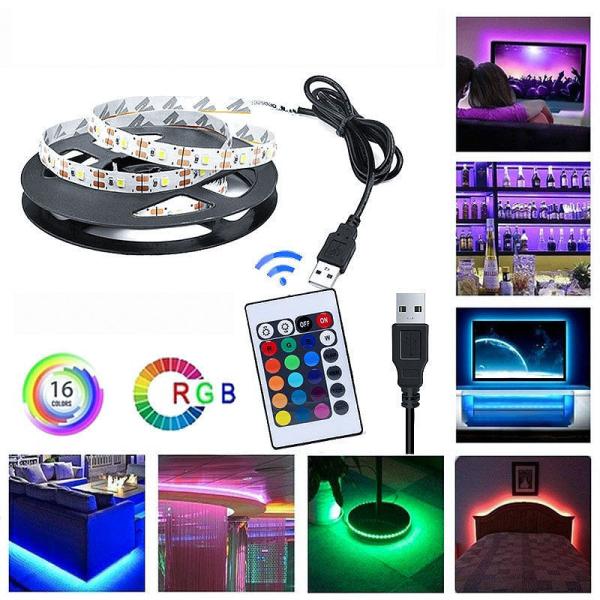 RGB 5V Waterproof Smart LED Music Light Led TV Backlight 5050 USB Color Changing