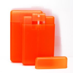 Odm 15ml 20ml Credit Card Perfume Bottle For Hand Sanitizer Spray