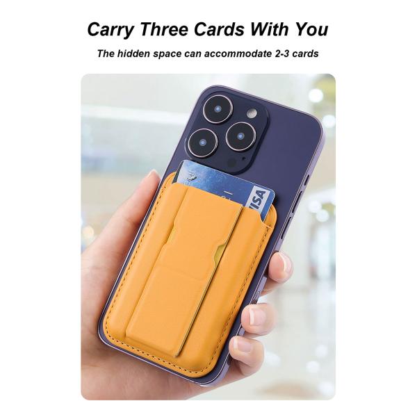 Slim Magsafe Wallet Durable iPhone Leather Wallets Eco Friendly