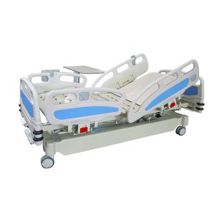 250kg Loading Capacity Adjustable 5 Function Electric ICU Bed Hospital Bed