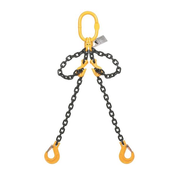 Quality 18mm Two Leg Chain Sling With Shortening Hooks And Self Locking Hooks wholesale
