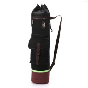 Large Capacity Yoga Mat Carry Bag Carrier Durable Canvas Cotton Yoga Pilates