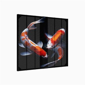 Outdoor Waterproof P3.9-7.8 Transparent LED Grille Screen for Advertising Video