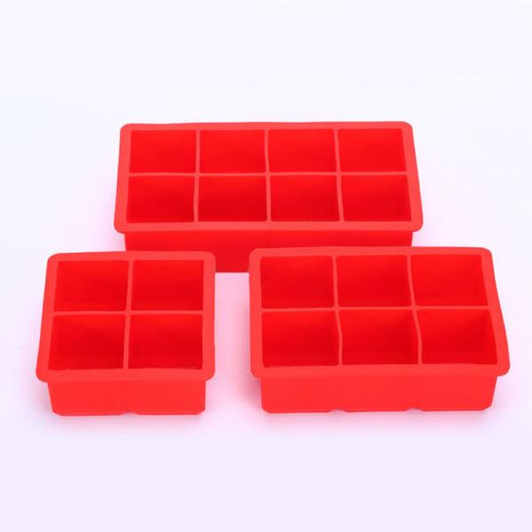 Quality OEM Food Grade Silicone Ice Cube Trays With Removable Lid wholesale