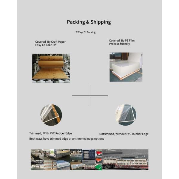 93% High UV Transmittance Clear 2.8 mm Cast Acrylic Board 4in 8in 10inch For Laser Cutting