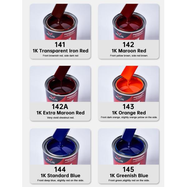 Auto Paint 1k Touch Up Paint For Car Scratches Violet Red Black White Color Acrylic Car Spray Paint Paint Thinner,Paint Mixing Cup