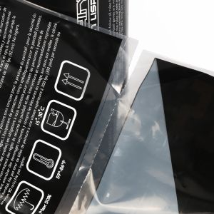 Biodegradable Single Side Opening LDPE Pre Opened Perforated Bags