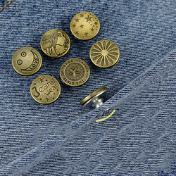 High Quality For Suit Decorative Custom Snap Jeans Rivet Embossed Metal Button