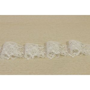 Guipure Embroidered Lace Trim With 100% Polyester