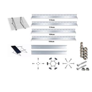 Adjustable Solar Panel Mounting System for Metal/Tin Roof Easy to Install and