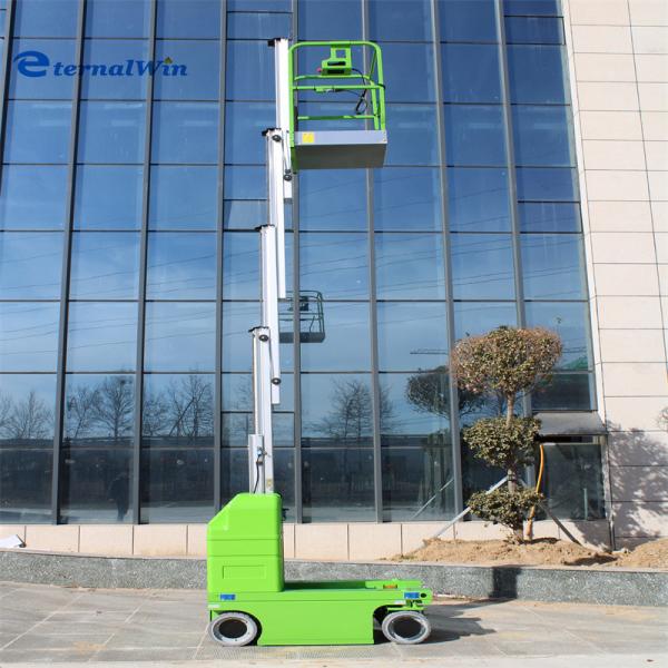 Quality High Safety System Aerial Work Platform Vertical Lift With Emergency Stop Button wholesale