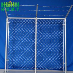 Chain Link Fence Panels With Easy Installation And Galvanized Coating