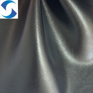 China Soft or Hard Hand Feeling Synthetic Leather Fabric - Perfect for Decorative Projects on sale