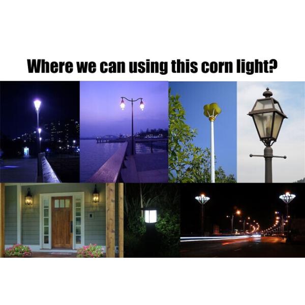 Samsung / Epistar 54W DLC LED Corn Light Bulb AC100V - 300V IP65