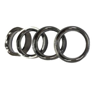 YG8 Solid Carbide Wire And Cable Guide Rollers , Electrical Conductivity