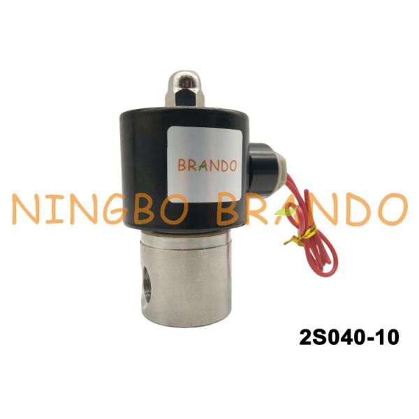 Quality G 3/8  Inch Stainless Steel Flow Control Pneumatic Solenoid Valve 2S040-10 Direct Driving wholesale