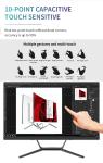 OEM all in one computer with touch screen 1060 graphics card game pc wireless