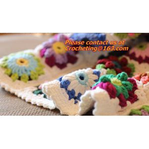 Handmade Crochet Blankets Towel Blanket Crochet Blanket American Style Plaid