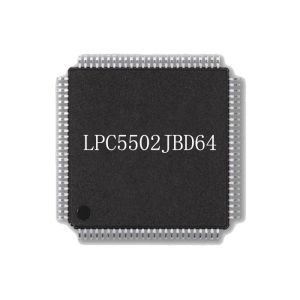 China Integrated Circuit Chip LPC5502JBD64 96MHz Microcontroller Chip HTQFP64 Surface Mount on sale