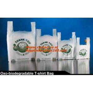 China Vest Handle Sealing bags, Handle bags, Degradable T-shirt bag,biodegardable t-shirt bag on sale