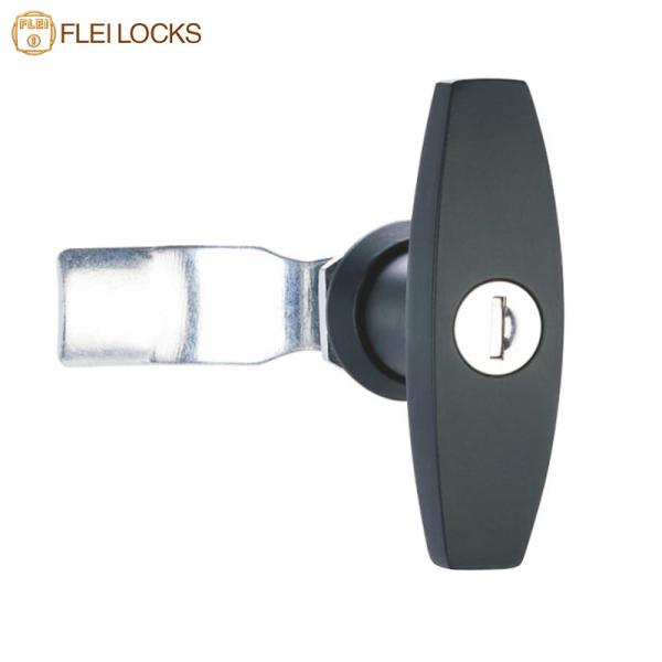 Quality Safe Corrosion Resistant T Handle Lock Zinc Alloy Housing Rotate 90 Degrees wholesale