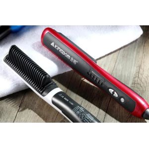 Beard Comb Electric Hair Brush Wet / Dry Dual Use Anti Scald Ceramic Ionic Type