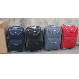 4 Piece EVA 8 Wheel Trolley Suitcase Set 170T Silk Lining With Match Color