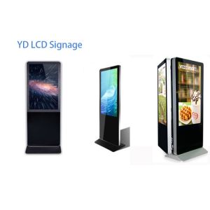 Interactive Touch Screen Digital Signage Kiosk 55 Inch For Exhibition Halls