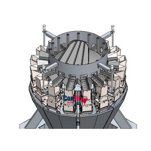 Multihead Weigher Packing Machine for Mini Salami Sausage Packaging System ROMA