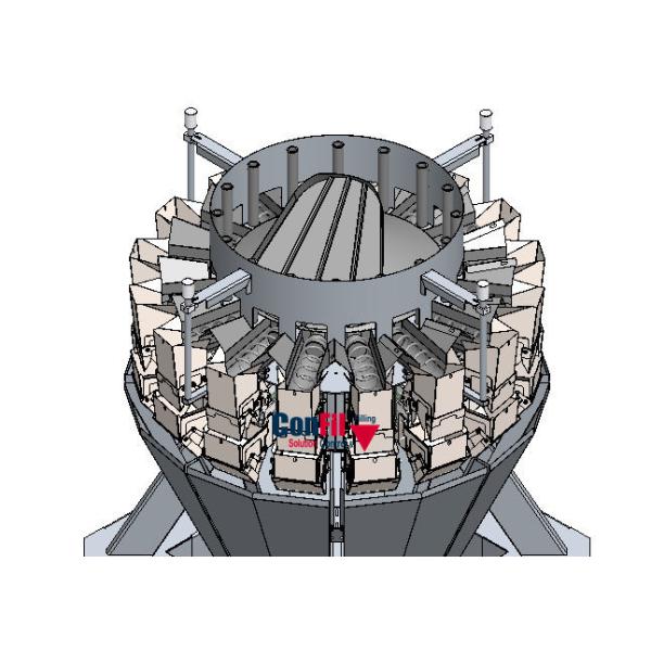 Multihead Weigher Packing Machine for Mini Salami Sausage Packaging System ROMA