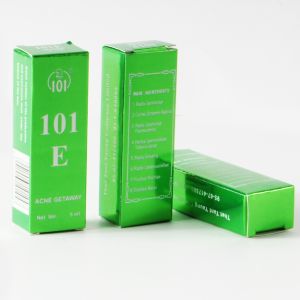 Beautiful Green Silver Art Paper Custom Box Printing Service for packing soap,