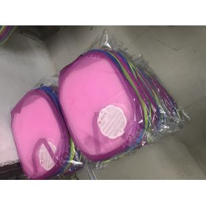 Polyester Foldable Collapsible pop up hamper bags baskets with handle laundry