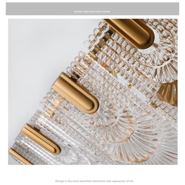 Luminous Flux 110lm Contemporary 60*29cm Crystal Pendant Light