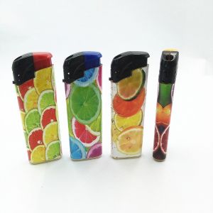 Children Resistance Refillable Electronic Lighter with Sticker Customization